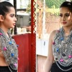 Urfi Javed steps out wearing just layered chains with risque skirt